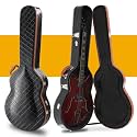 Ktaxon Electric Guitar Case, 42-Inch Hard Case W/Lock Latch Diamond Black