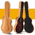 Ktaxon Electric Guitar Case, 42-Inch Hard Case with Lock Latch, Yellow
