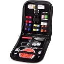 KTMSewing Kit All in one Mini Small Portable Sewing kit Box with Accessories, Thread Spools, Scissors, Stitching Accessories Including Needle Set Travel Home