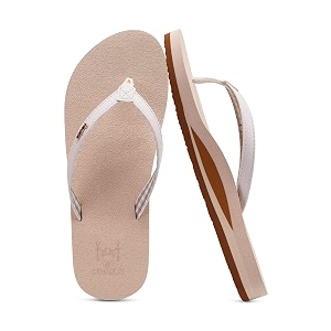 KuaiLu Flip Flops for Women with Arch
