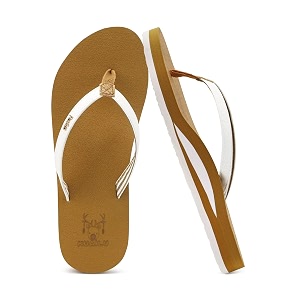 KuaiLu Flip Flops for Women with Arch