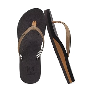 KuaiLu Flip Flops for Women with Arch