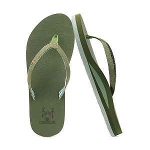 KuaiLu Flip Flops for Women with Arch