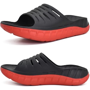 KuaiLu Mens Orthotic Recovery Sandals Arch Support