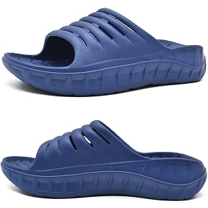 KuaiLu Mens Orthotic Recovery Sandals Arch Support