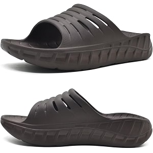KuaiLu Mens Orthotic Recovery Sandals Arch Support