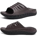 KuaiLu Mens Orthotic Recovery Sandals Arch Support
