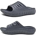 KuaiLu Mens Orthotic Recovery Sandals Arch Support