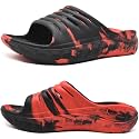 KuaiLu Mens Orthotic Recovery Sandals Arch Support