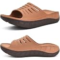 KuaiLu Mens Orthotic Recovery Sandals Arch Support