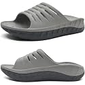 KuaiLu Mens Orthotic Recovery Sandals Arch Support
