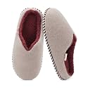 KuaiLu Womens Supportive Memory Foam Slippers Felt
