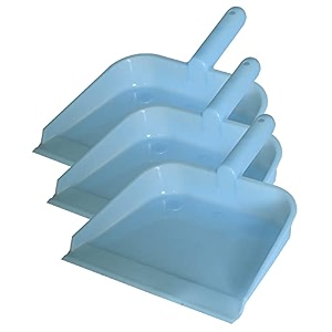 kuber industries 1034 plastic dustpan pack of 3 blue