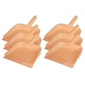 Kuber Industries 10" Plastic Dustpan, Pack of 6 (Light Pink)