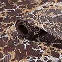 Kuber Industries 3 Mtr Eva Anti-Slip Multipurpose Shelf Liners for Kitchen Shelves, Wardrobe, Drawer, Cupbaord | Fridge Mats &amp; Sheets | Self Cutting Modular Kitchen Accessories | Marble - Brown