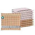 Kuber Industries 6 Pcs Clothes Storage Organizer | Clothes Cover for T-Shirts, Pants, Shirts, Salwar Suit |Travel with Zip | Printed - Brown &amp; Grey
