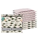 Kuber Industries 6 Pcs Clothes Storage Organizer | Clothes Cover for T-Shirts, Pants, Shirts, Salwar Suit |Travel with Zip | Printed - Brown &amp; Grey