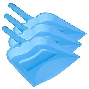kuber industries 1234 plastic dustpan pack of 3 blue