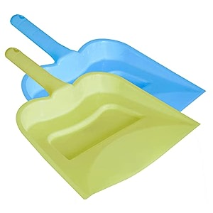 kuber industries 1234 plastic dustpan pack of 2 blue amp green