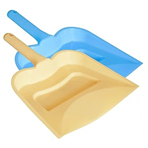 kuber industries 1234 plastic dustpan pack of 2 blue amp cream