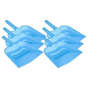 kuber industries 1234 plastic dustpan pack of 6 blue