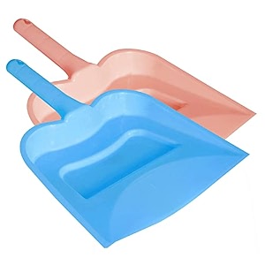 kuber industries 1234 plastic dustpan pack of 2 pink amp blue