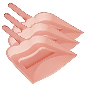 kuber industries 1234 plastic dustpan pack of 3 pink