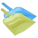 Kuber Industries 12" Plastic Dustpan, Pack of 2 (Blue &amp; Green)