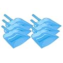 Kuber Industries 12" Plastic Dustpan, Pack of 6 (Blue)