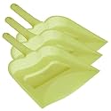 Kuber Industries 12" Plastic Dustpan, Pack of 3 (Green)