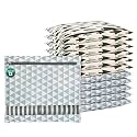 Kuber Industries 6 Pcs Clothes Storage Organizer | Clothes Cover for T-Shirts, Pants, Shirts, Salwar Suit |Travel with Zip | Printed - Brown &amp; Grey