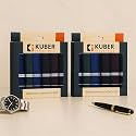 Kuber Industries 12 Pcs Set Handkerchief for Men Cotton | Hanky Set for Men Everyday Use | Rumal for Gents | Gentle and Absorbent Hankies/Handkerchief for Boys | Dark Color