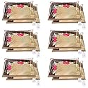 Kuber Industries 12 Piece Non Woven Packing Saree Cover Set, Brown