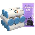 Kuber Industries 120 Bags (8 Rolls) Blue Garbage Bags 24x32 Inches | Garbage Covers for Home, Office and Restaurants | Odour Free Trash Bags | Wet and Dry Dust Bin Covers for Daily Waste