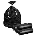 Kuber Industries 120 Pcs Garbage Bags Small | Plastic Bags for Dustbin | Dust Bin Covers for Daily Waste | Trash Bags for Kitchen, Bathroom &amp; Office | Black