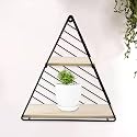 Kuber Industries Triangular Iron Wall Decor for