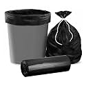 Kuber Industries 15 Pcs Large Garbage Bags | Plastic Bags for Dustbin | Dust Bin Covers for Daily Waste | Trash Bags for Kitchen, Bathroom &amp; Office | Black