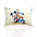 Kuber Industries 16x24 Inch Microfiber Pillow for Bed | Machine Washable &amp; Neck Support Soft Pillow for Sleeping Bedroom and Living Room | Black