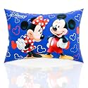 Kuber Industries 2 Pcs Microfiber 16x24 Inch Pillows for Bed | Washable &amp; Neck Support Soft Pillow for Sleeping Bedroom and Living Room | Disney Print - Blue