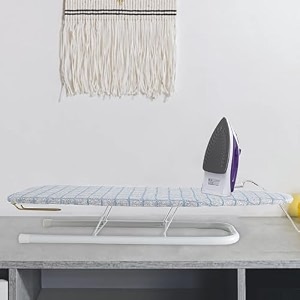 kuber industries tabletop ironing boardironing stand for clothespress table stand for home grey