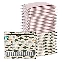 Kuber Industries 6 Pcs Clothes Storage Organizer | Clothes Cover for T-Shirts, Pants, Shirts, Salwar Suit |Travel with Zip | Printed - Brown &amp; Grey