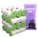 Kuber Industries 180 Bags (12 Rolls) Green Garbage Bags 24x32 Inches | Garbage Covers for Home, Office and Restaurants | Odour Free Trash Bags | Wet and Dry Dust Bin Covers for Daily Waste
