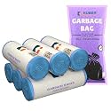 Kuber Industries 90 Bags (3 Rolls) Blue Garbage Bags 19x21 Inches | Garbage Covers for Home, Office and Restaurants | Odour Free Trash Bags | Wet and Dry Dust Bin Covers for Daily Waste