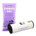 Kuber Industries Vinyl (Medium) Eco Friendly 7 LTR Dustbin Bags - Leakproof|Odour Free|Strong Garbage Bags - For Trash And Waste - Dustbin Covers For Kitchen (21 x 19 Inches) (Black) 30 count