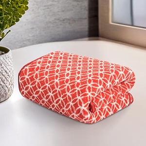 kuber industries 19x38 inch microfiber soft face towels for women and men  280 gsm quick dry amp absorbent hanging hand towels for wash basin bathroom kitchen and home  circle - red