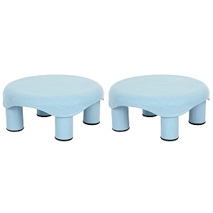 kuber industries 2 piece plastic bathroom stool set ctktc61