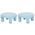 Kuber Industries 2 Piece Plastic Bathroom Stool Set (CTKTC61)