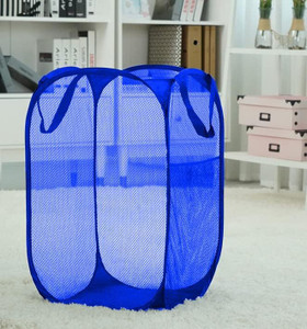 kuber industries 20 l blue laundry bag nylon