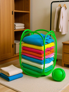 kuber industries 20 l green laundry bag
