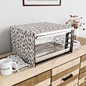 Kuber Industries 23 Ltr Dustproof Full Microwave Cover with Zip | Convection OTG Oven &amp; Accessories Kitchen Decor | Polka Dots - Multicolor